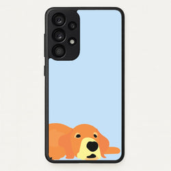 Laying and chilling - Dog Patterns  - Dog Patterns Phone Case for Galaxy A53