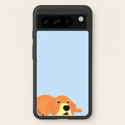 Laying and chilling - Dog Patterns  - Dog Patterns Phone Case for Google Pixel 8 Pro