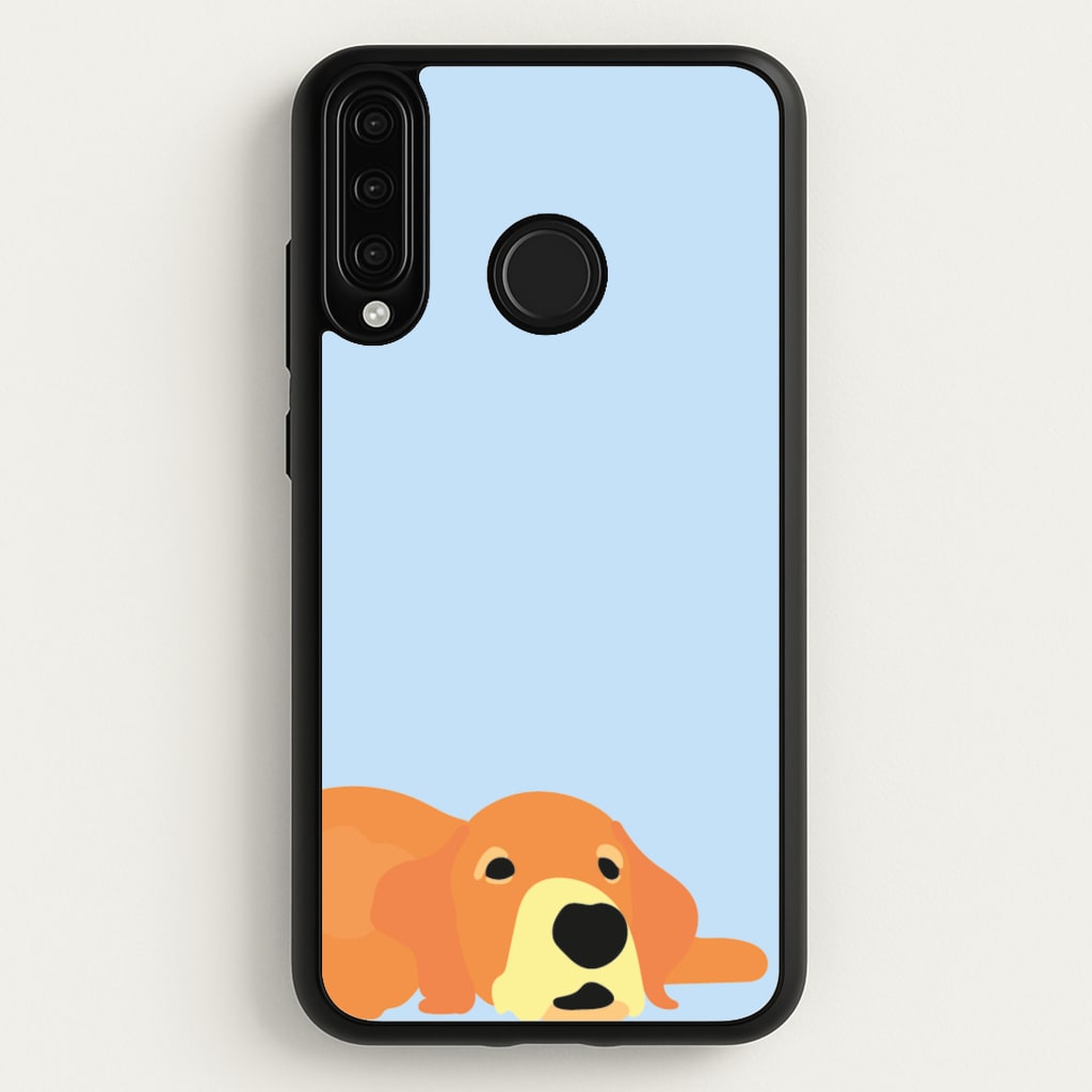 Laying and chilling - Dog Patterns  - Dog Patterns Phone Case for Huawei P30 Lite