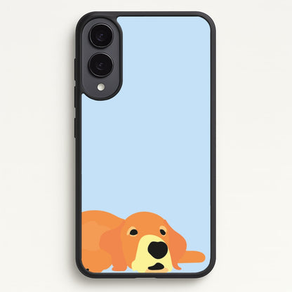 Laying and chilling - Dog Patterns  - Dog Patterns Phone Case for Galaxy S25 Edge