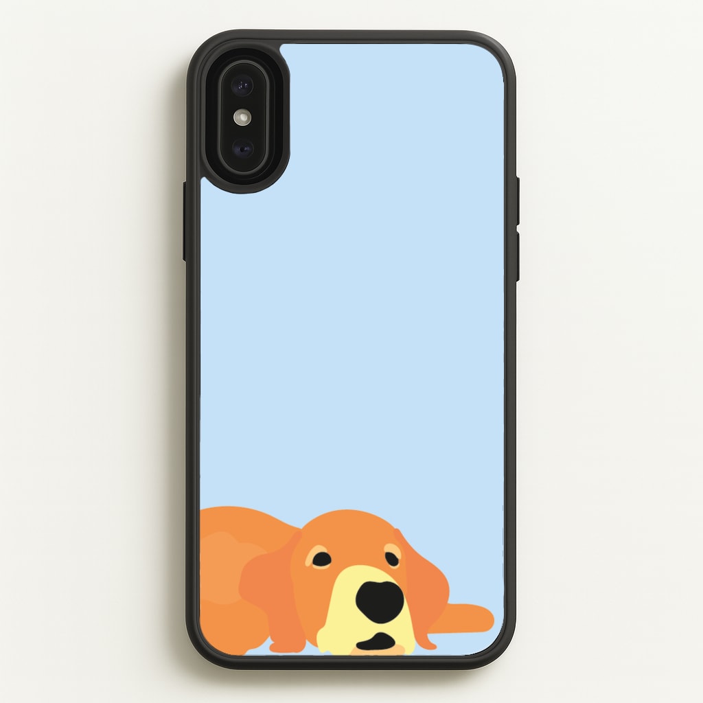 Laying and chilling - Dog Patterns  - Dog Patterns Phone Case for iPhone XS Max