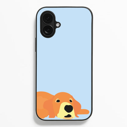 Laying and chilling - Dog Patterns  - Dog Patterns Phone Case for iPhone 16 Plus