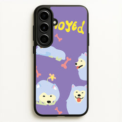 Samoyed - Dog Patterns  - Dog Patterns Phone Case for Galaxy A56