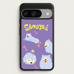 Samoyed - Dog Patterns Phone Case for Google Pixel 10 / 10 Pro
