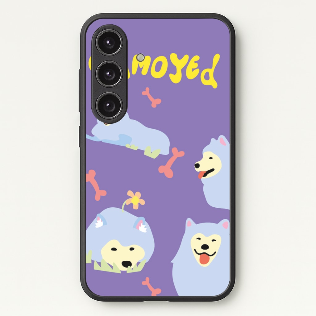 Samoyed - Dog Patterns  - Dog Patterns Phone Case for Galaxy S24