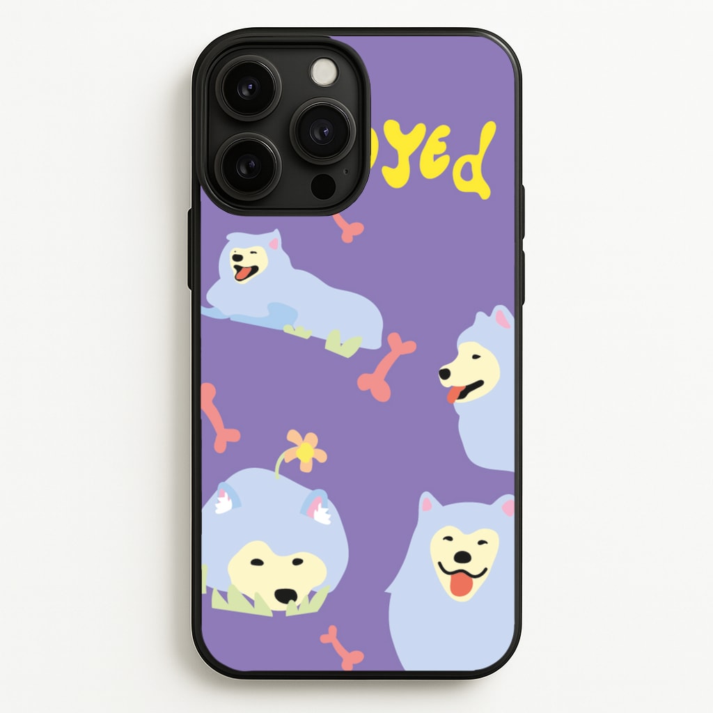 Samoyed - Dog Patterns  - Dog Patterns Phone Case for iPhone 13 Pro Max