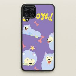 Samoyed - Dog Patterns  - Dog Patterns Phone Case for Galaxy A12