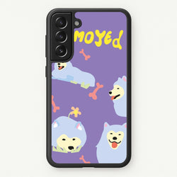 Samoyed - Dog Patterns  - Dog Patterns Phone Case for Galaxy S21FE