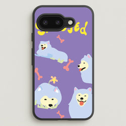 Samoyed - Dog Patterns  - Dog Patterns Phone Case for Google Pixel 9a