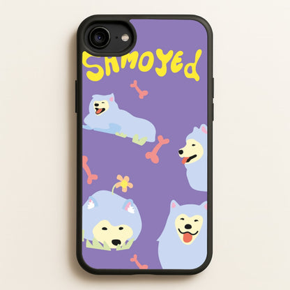 Samoyed - Dog Patterns  - Dog Patterns Phone Case for iPhone 6 / 7 / 8 / SE