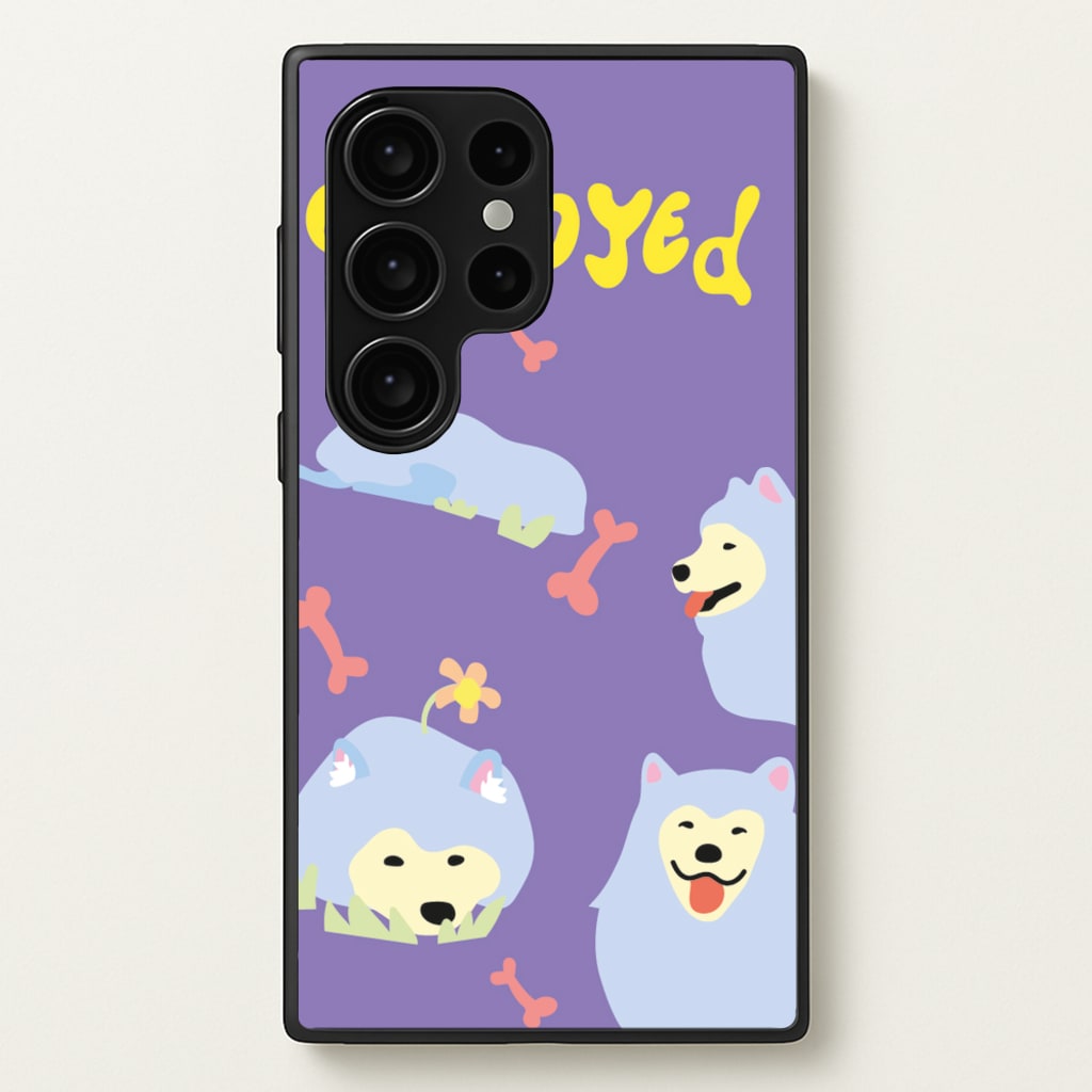 Samoyed - Dog Patterns  - Dog Patterns Phone Case for Galaxy S24 Ultra