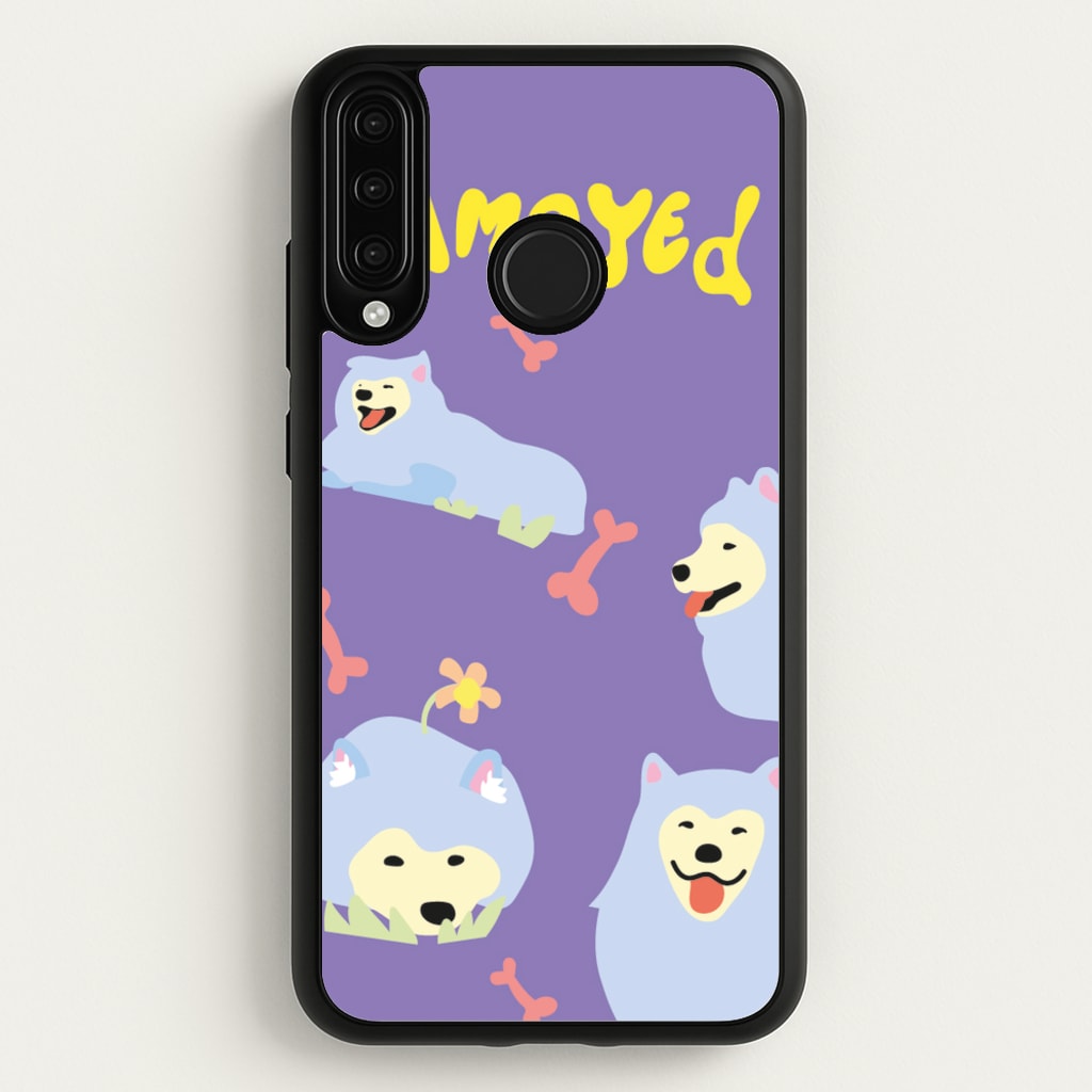Samoyed - Dog Patterns  - Dog Patterns Phone Case for Huawei P30 Lite