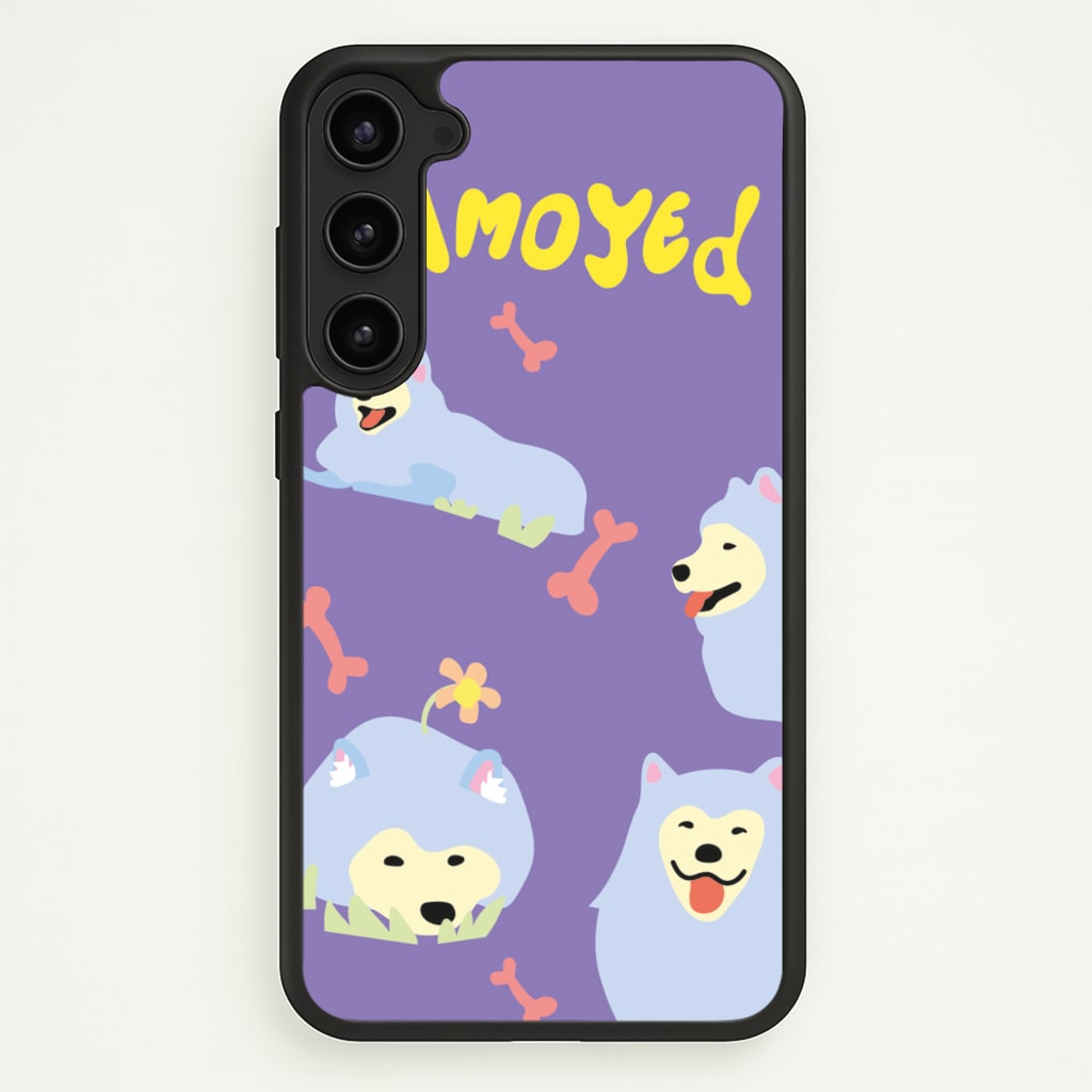 Samoyed - Dog Patterns  - Dog Patterns Phone Case for Galaxy S23