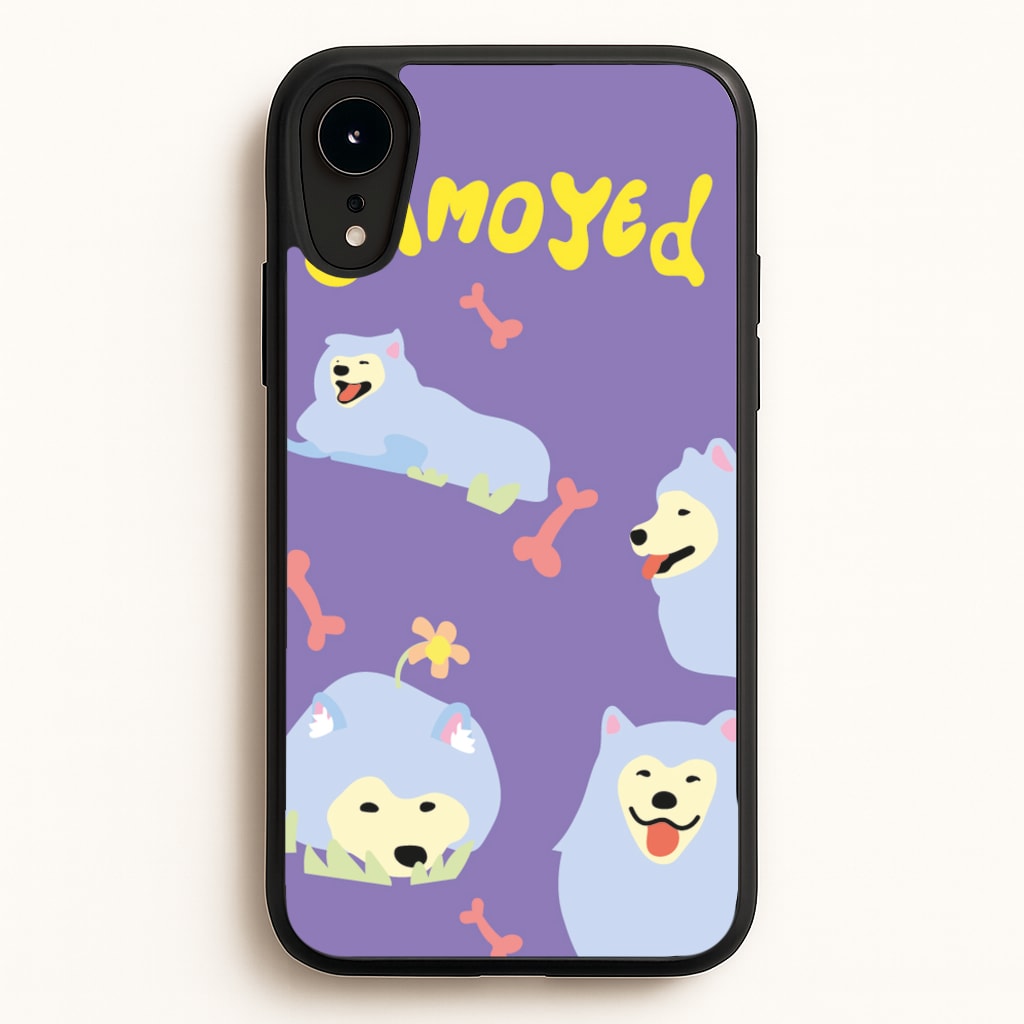 Samoyed - Dog Patterns  - Dog Patterns Phone Case for iPhone XR