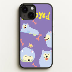 Samoyed - Dog Patterns  - Dog Patterns Phone Case for iPhone 13 Mini