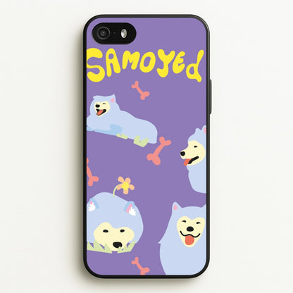 Samoyed - Dog Patterns  - Dog Patterns Phone Case for iPhone 5 / 5s / SE 2016