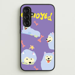 Samoyed - Dog Patterns  - Dog Patterns Phone Case for Galaxy A16