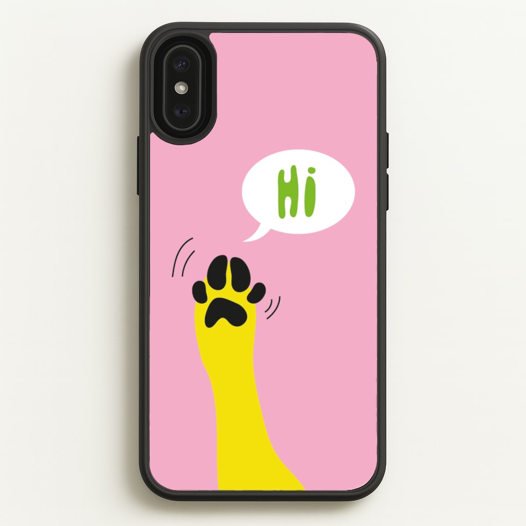 Hi - Dog Patterns  - Dog Patterns Phone Case for iPhone XS Max