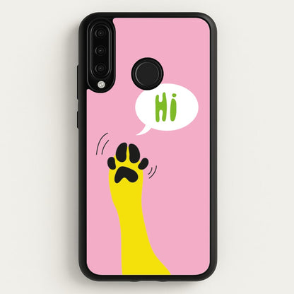 Hi - Dog Patterns  - Dog Patterns Phone Case for Huawei P30 Lite