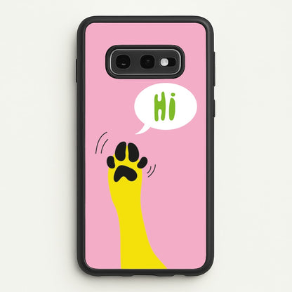 Hi - Dog Patterns  - Dog Patterns Phone Case for Galaxy S10e