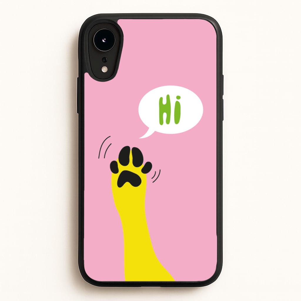Hi - Dog Patterns  - Dog Patterns Phone Case for iPhone XR