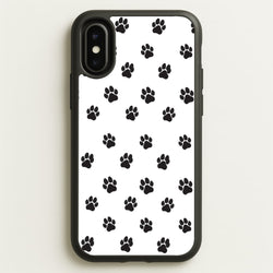 Paw pattern - Dog Patterns  - Dog Patterns Phone Case for iPhone X / XS