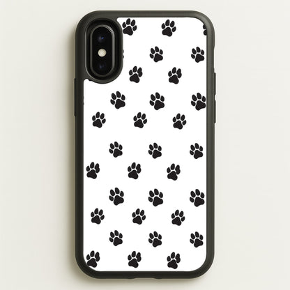 Paw pattern - Dog Patterns  - Dog Patterns Phone Case for iPhone X / XS