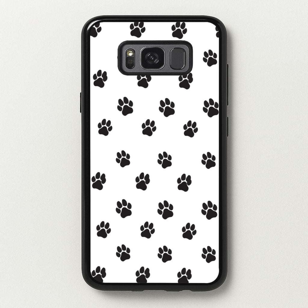 Paw pattern - Dog Patterns  - Dog Patterns Phone Case for Galaxy S8
