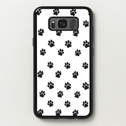Paw pattern - Dog Patterns  - Dog Patterns Phone Case for Galaxy S8