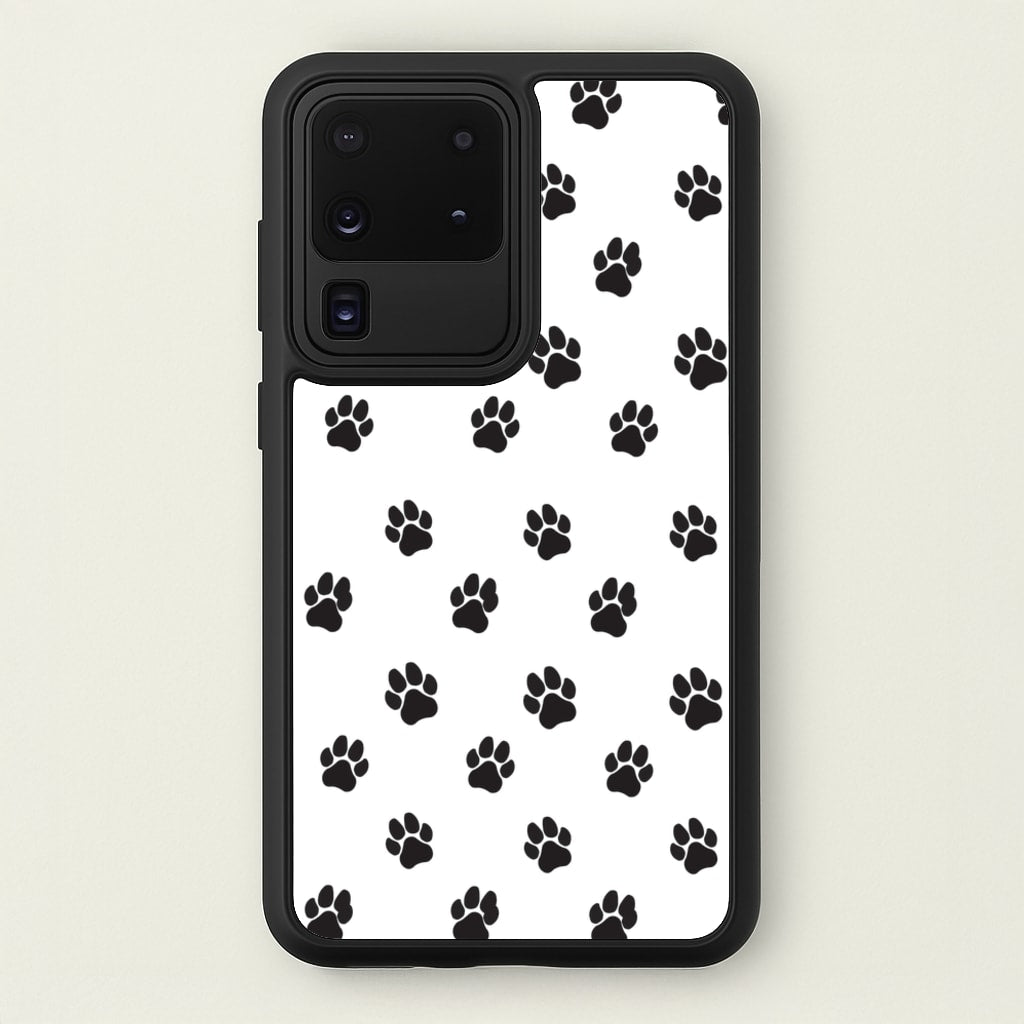 Paw pattern - Dog Patterns  - Dog Patterns Phone Case for Galaxy S20 Ultra
