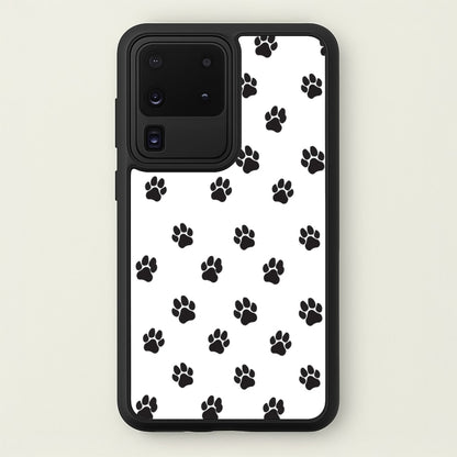 Paw pattern - Dog Patterns  - Dog Patterns Phone Case for Galaxy S20 Ultra