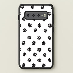 Paw pattern - Dog Patterns  - Dog Patterns Phone Case for Galaxy S10