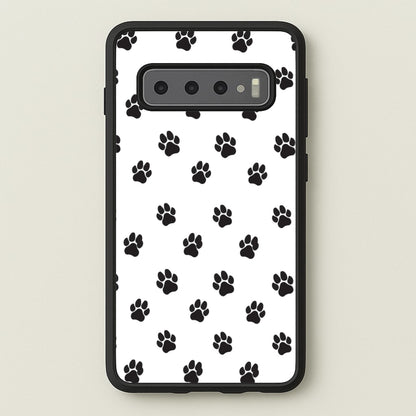 Paw pattern - Dog Patterns  - Dog Patterns Phone Case for Galaxy S10