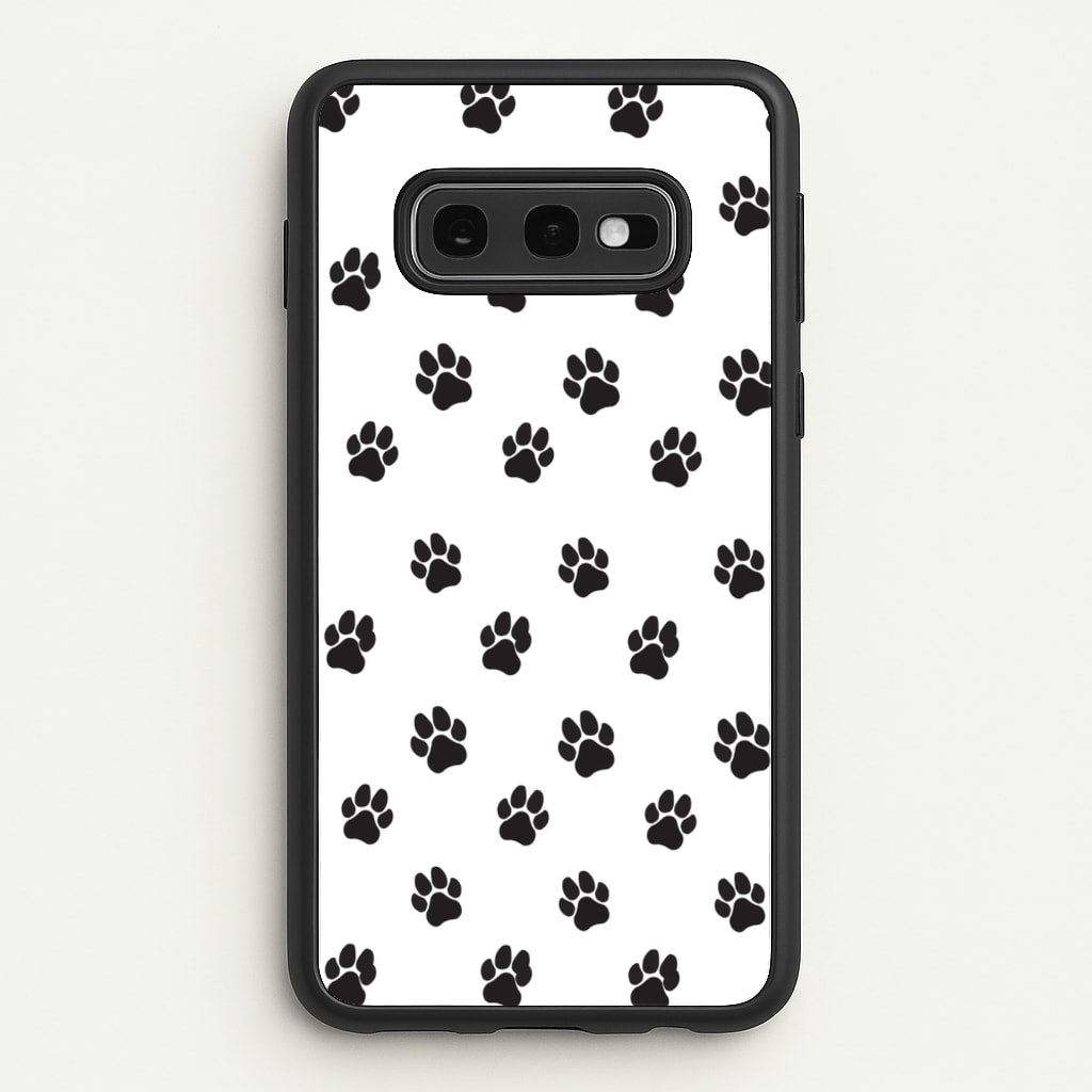 Paw pattern - Dog Patterns  - Dog Patterns Phone Case for Galaxy S10e