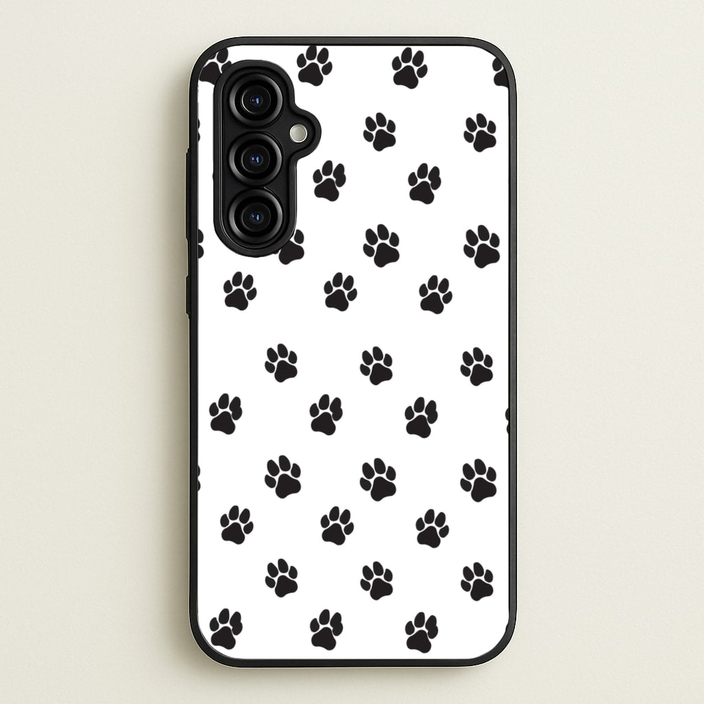Paw pattern - Dog Patterns  - Dog Patterns Phone Case for Galaxy A54
