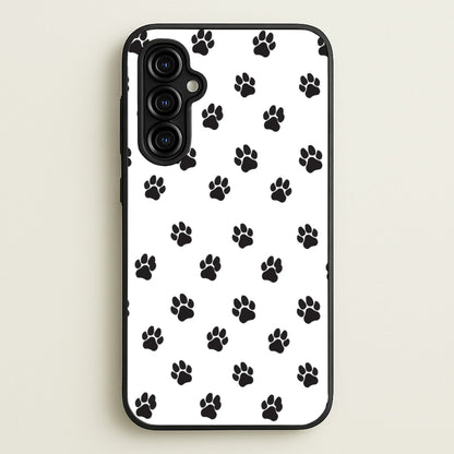 Paw pattern - Dog Patterns  - Dog Patterns Phone Case for Galaxy A54