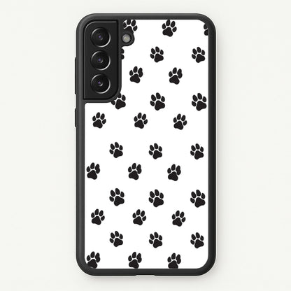 Paw pattern - Dog Patterns  - Dog Patterns Phone Case for Galaxy S22