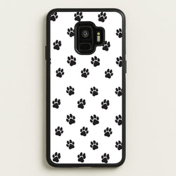 Paw pattern - Dog Patterns  - Dog Patterns Phone Case for Galaxy S9