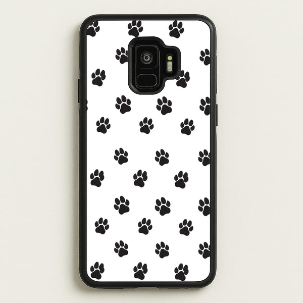 Paw pattern - Dog Patterns  - Dog Patterns Phone Case for Galaxy S9