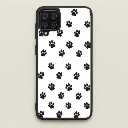 Paw pattern - Dog Patterns  - Dog Patterns Phone Case for Galaxy A12