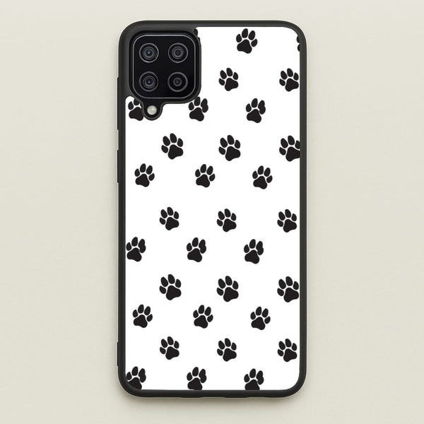 Paw pattern - Dog Patterns  - Dog Patterns Phone Case for Galaxy A12