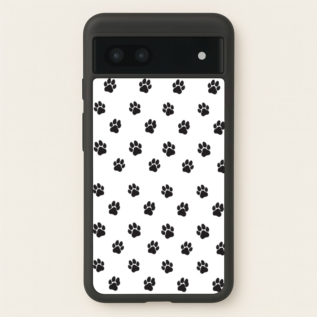 Paw pattern - Dog Patterns  - Dog Patterns Phone Case for Google Pixel 7a