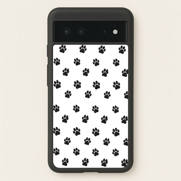 Paw pattern - Dog Patterns  - Dog Patterns Phone Case for Google Pixel 6