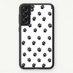Paw pattern - Dog Patterns  - Dog Patterns Phone Case for Galaxy S22 Plus