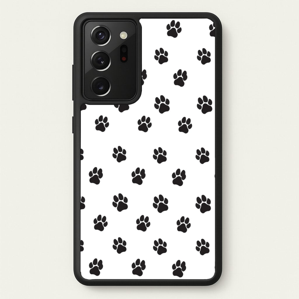 Paw pattern - Dog Patterns  - Dog Patterns Phone Case for Galaxy Note 20 Ultra
