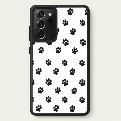 Paw pattern - Dog Patterns  - Dog Patterns Phone Case for Galaxy Note 20 Ultra