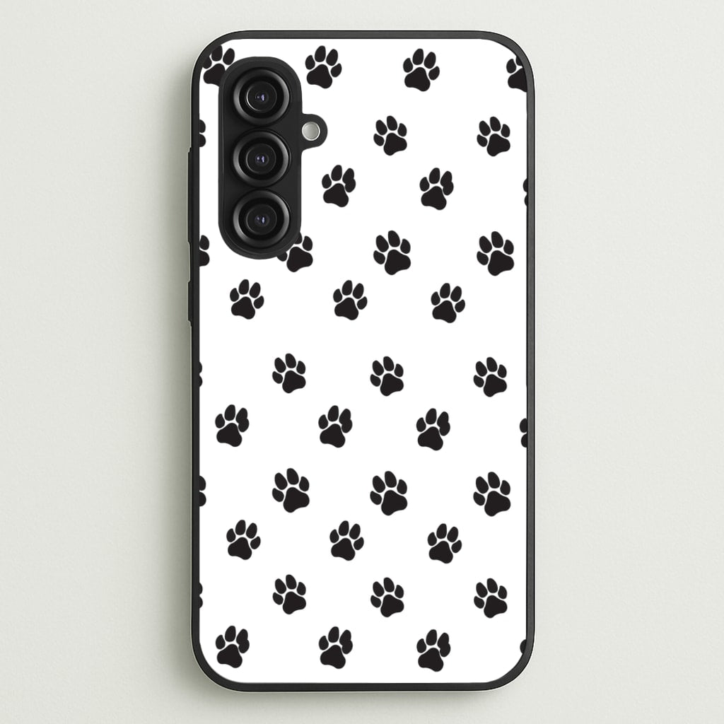 Paw pattern - Dog Patterns  - Dog Patterns Phone Case for Galaxy S23FE