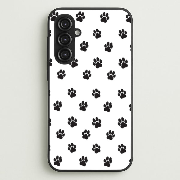 Paw pattern - Dog Patterns  - Dog Patterns Phone Case for Galaxy S23FE