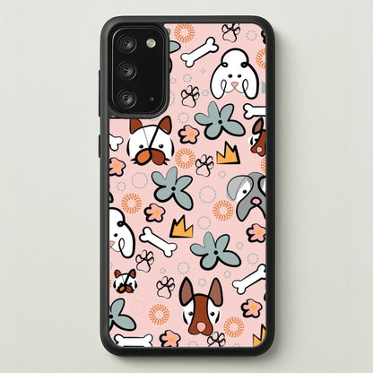 Bones and dogs - Dog Patterns  - Dog Patterns Phone Case for Galaxy Note 20