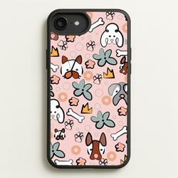 Bones and dogs - Dog Patterns  - Dog Patterns Phone Case for iPhone 6 Plus / 7 Plus / 8 Plus